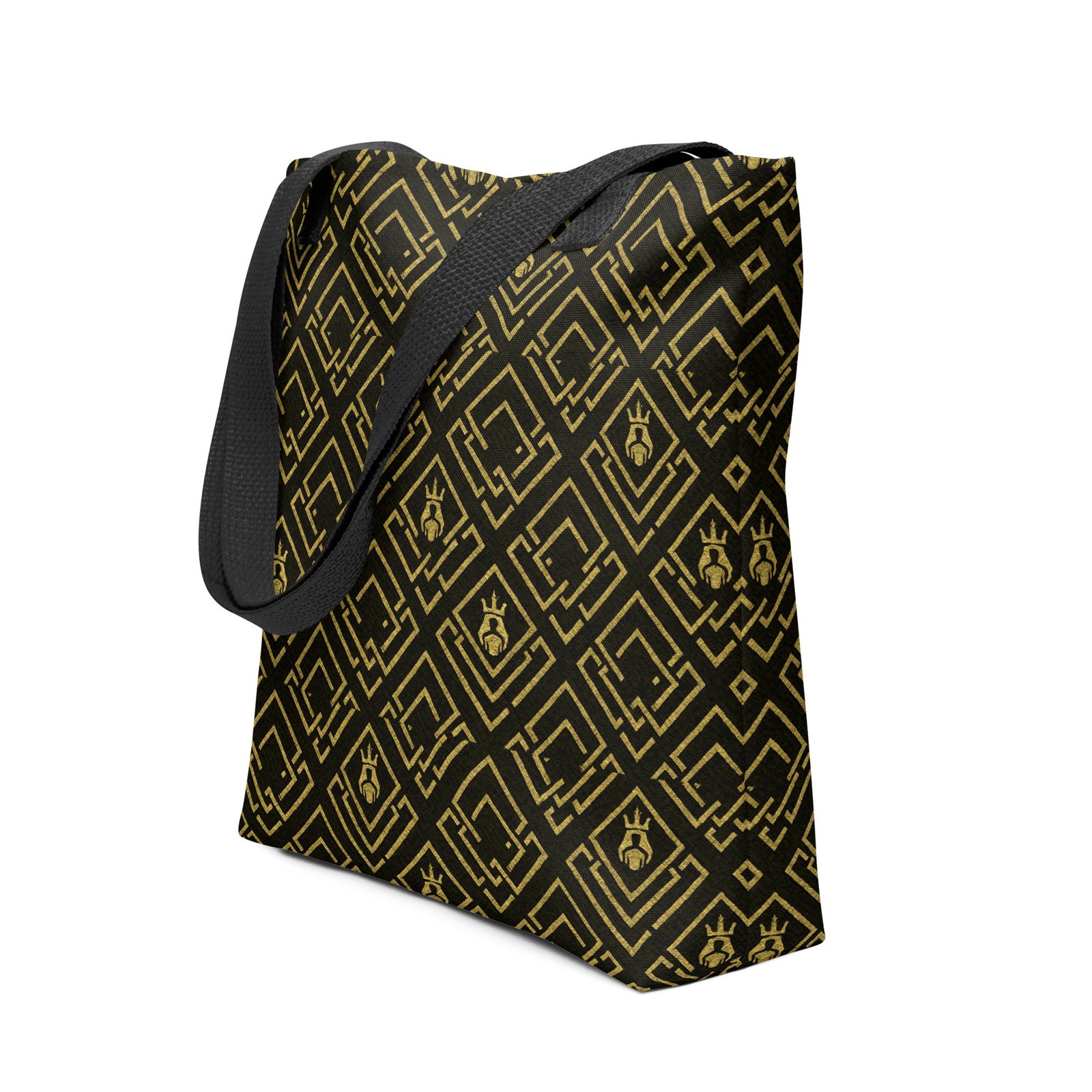 DaKahree Royal Labyrinth – Tote bag – Black & Gold - Image 2